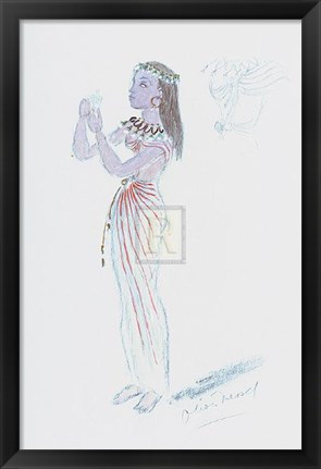 Framed Designs for Cleopatra XXIV Print