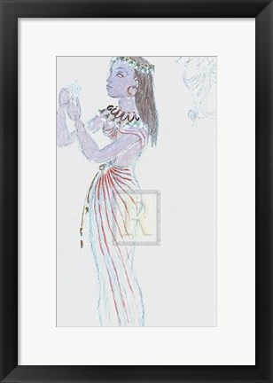 Framed Designs for Cleopatra XXIV Print