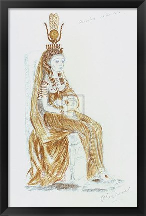 Framed Designs for Cleopatra Xxvi Print