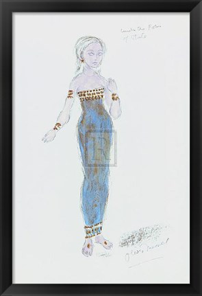 Framed Designs for Cleopatra Xxix Print