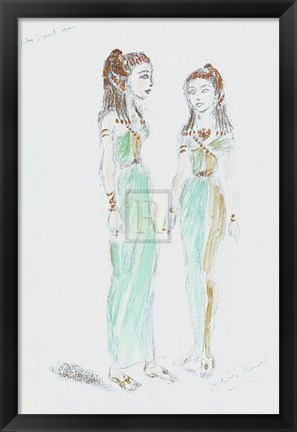 Framed Designs for Cleopatra Xlix Print