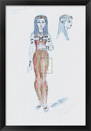 Framed Designs for Cleopatra L Print