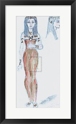 Framed Designs for Cleopatra L Print