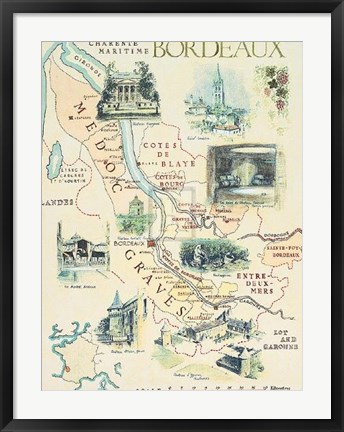 Framed Bordeaux Print