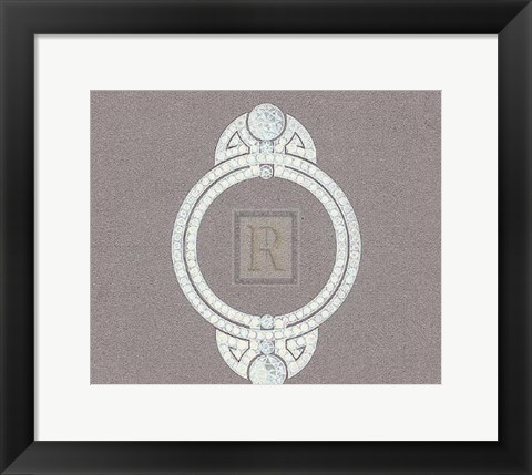 Framed Jewellery Designs II Print