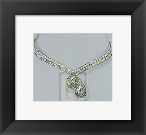 Framed Jewellery Designs XI Print