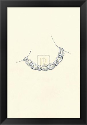 Framed Jewellery Designs XVI Print