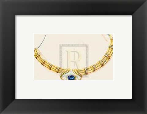 Framed Jewellery Designs XVIII Print