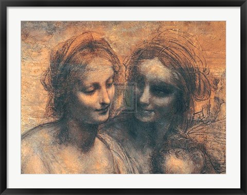 Framed Virgin and Child Print