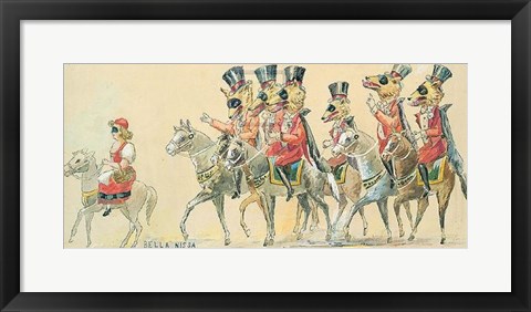 Framed Carnaval De Nice (Le Loup), 1961 Print