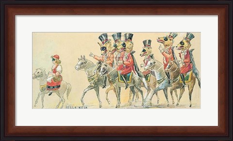 Framed Carnaval De Nice (Le Loup), 1961 Print