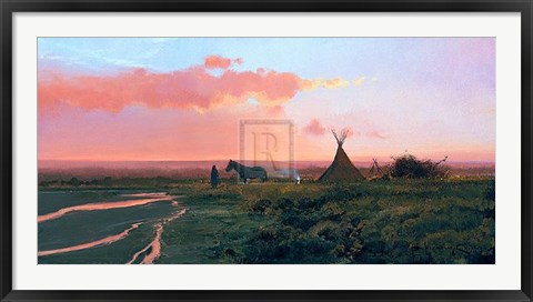 Framed At Dusk Print