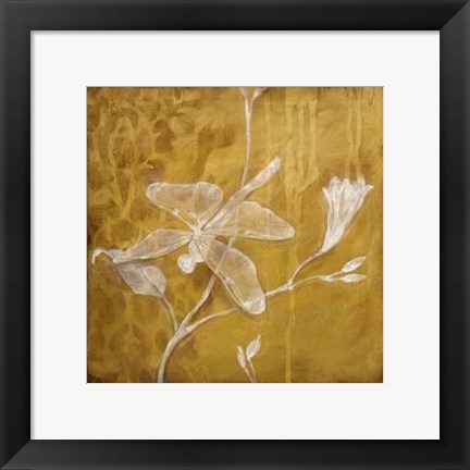 Framed Wings Damask IV Print