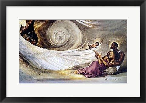 Framed Heaven Sent (Medium) Print