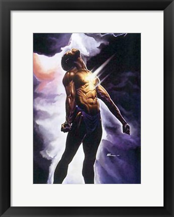 Framed God Is In Me Print