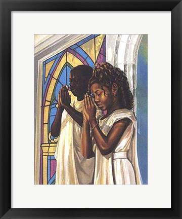 Framed Daily Prayer Print