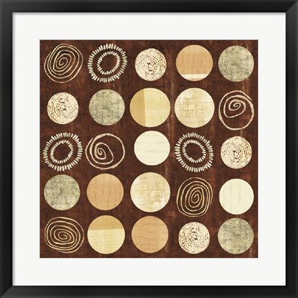 Framed Twenty Five Circular Variations II Print