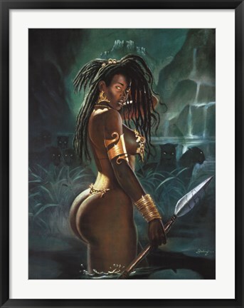 Framed Warrior Print