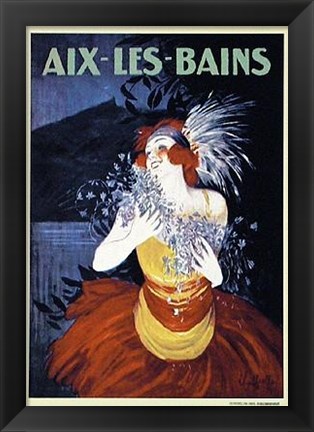 Framed Aix-Les-Bains Print