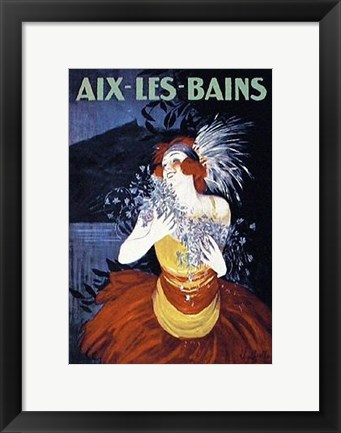 Framed Aix-Les-Bains Print