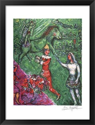 Framed Le Cirque Vert Print