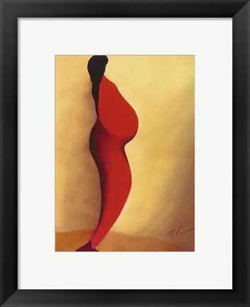 Framed La Femme Enceinte Print