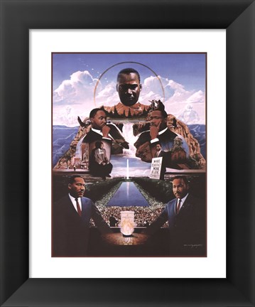 Framed Martin Luther King (Mini) Print