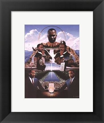 Framed Martin Luther King (Mini) Print