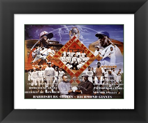 Framed Negro League Baseball (Mini) Print