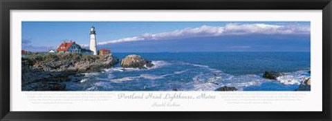 Framed Portland Head Lighthouse, Maine Print