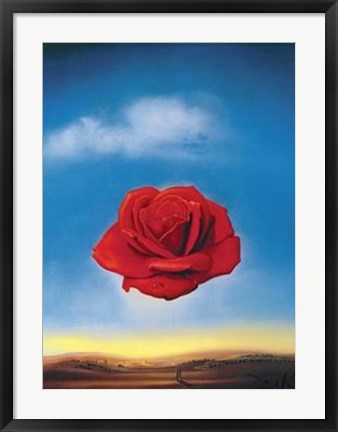 Framed Meditative Rose, c.1958 Print