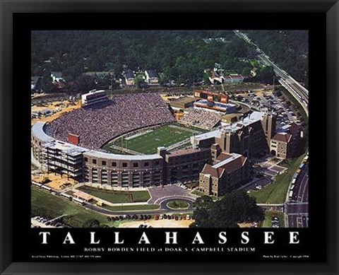 Framed Tallahassee, Florida - Bobby Bowden Fiel Print