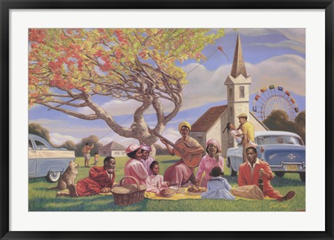 Framed Sunday Picnic Print