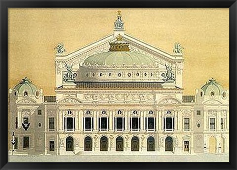 Framed Opera De Paris Garnier Print