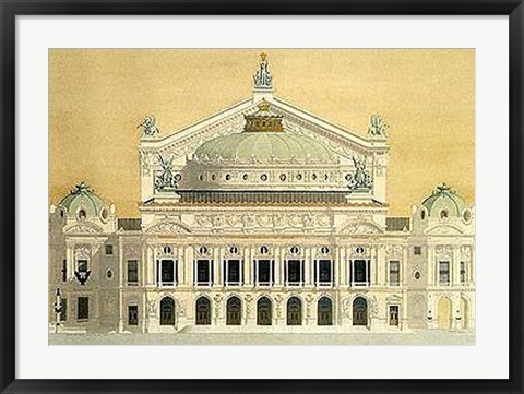 Framed Opera De Paris Garnier Print