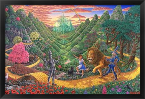 Framed Wizard Of Oz Print