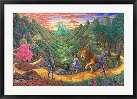 Framed Wizard Of Oz Print