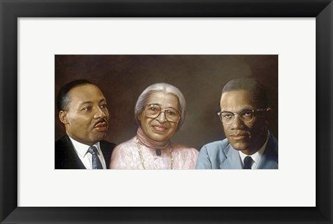 Framed Martin, Rosa, And Malcolm (Small) Print