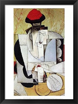 Framed Sailor at Lunch Print