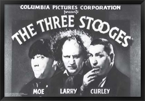 Framed Three Stooges: Opening Credits Print