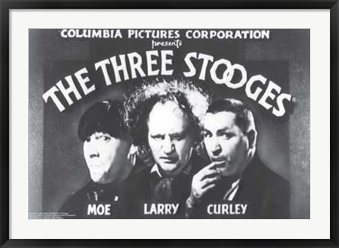 Framed Three Stooges: Opening Credits Print