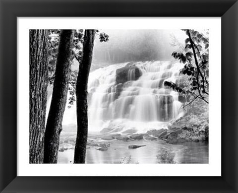 Framed Waterfall Lake Print