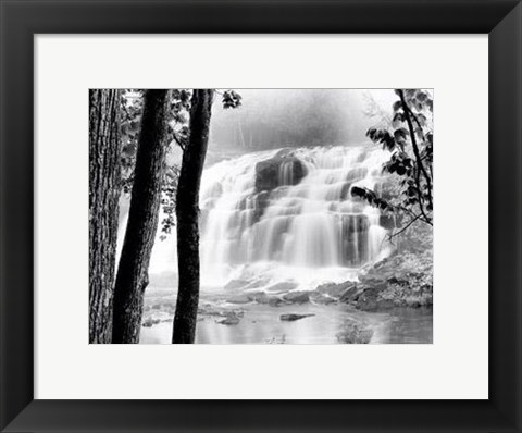 Framed Waterfall Lake Print