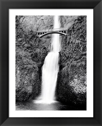 Framed Waterfall Bridge Print