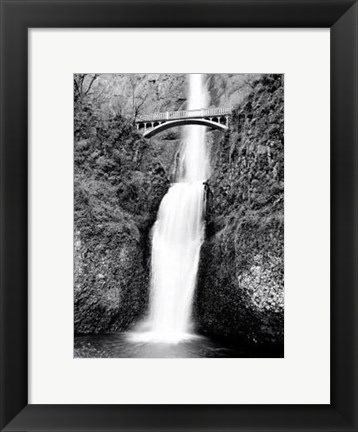 Framed Waterfall Bridge Print