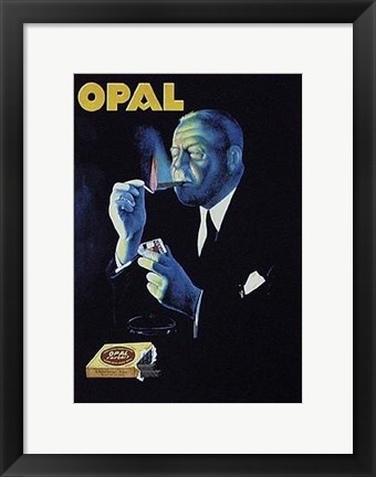 Framed Opal, 1926 Print