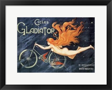 Framed Cycles Gladiator Print