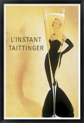 Framed Taittinger Print