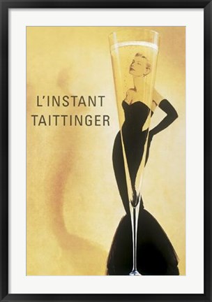 Framed Taittinger Print