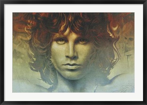 Framed Spirit of Jim Morrison Print